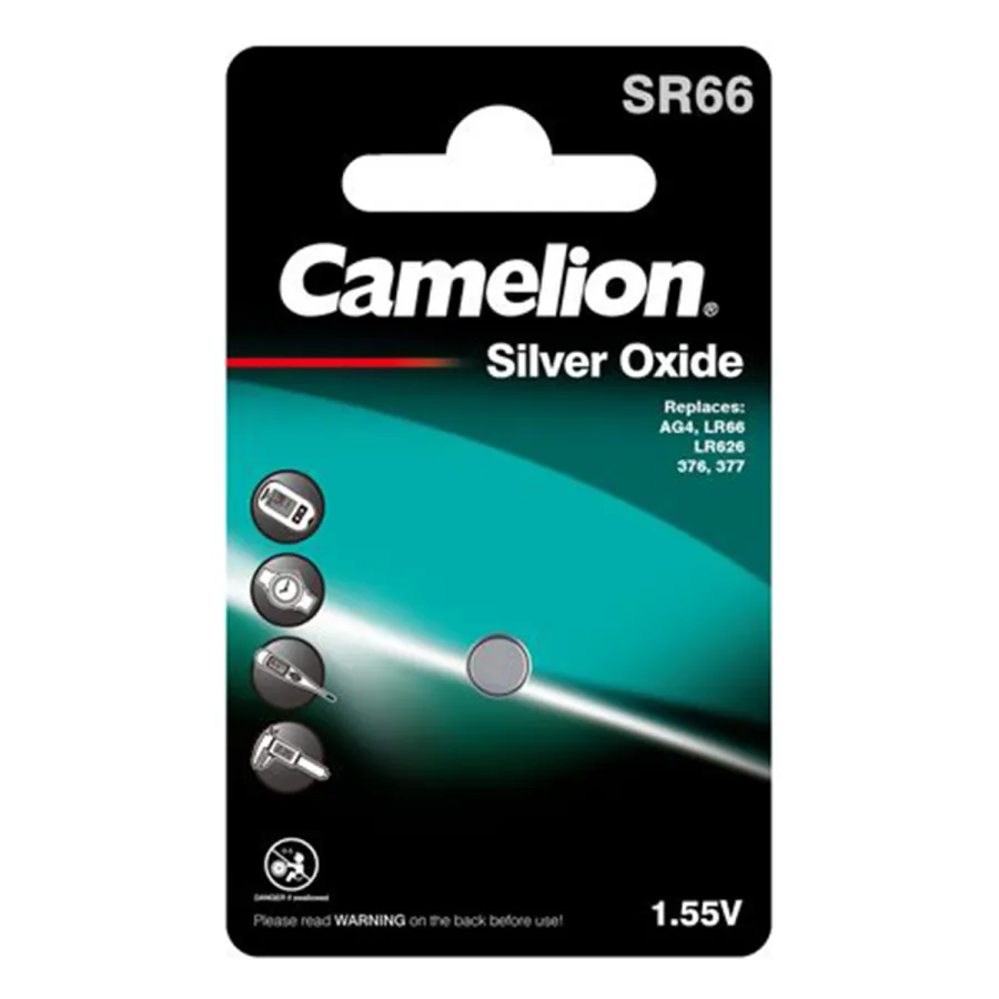 Camelion Silver Oxide SR66-BP1(0%Hg) — аккумуляторлар