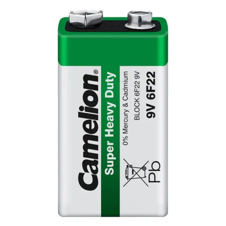 Батарейка CAMELION Super Heavy Duty 6F22-SP1G