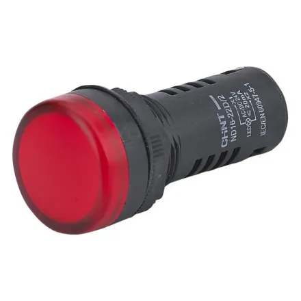 Индикатор CHINT ND16-22D/2 красный AC/DC230В