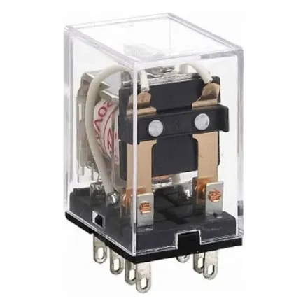 Промежуточное реле CHINT JZX-22F(D) 4 конт. с инд. LED 3А 220В AC