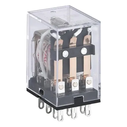 Промежуточное реле CHINT JZX-22F(D) 4 конт. с инд. LED 3А 220В DC