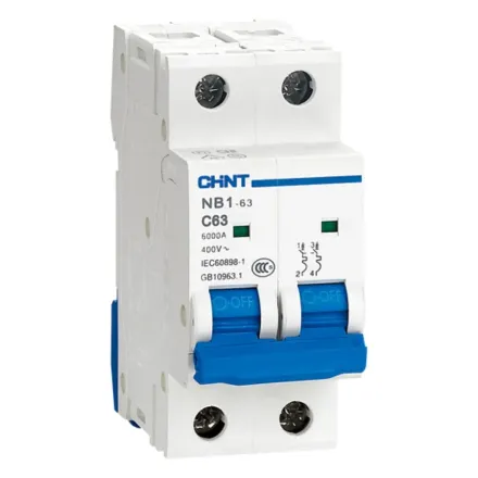 Автоматический выключатель CHINT NB1-63DC 2P 32A DC500B 6kA