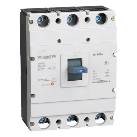 Автоматический выключатель CHINT NM1-800H/3Р 800A 60кА