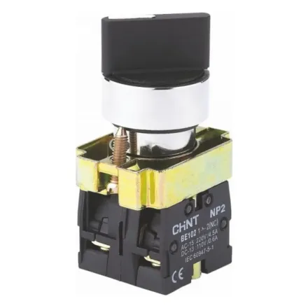 Переключатель CHINT NP2-BD53 3 положения с возвратом 2НО IP40