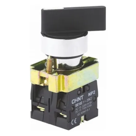 Переключатель CHINT NP2-BJ33 3 положения с фиксацией 2НО IP40