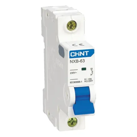 Автоматический выключатель CHINT NXB-63S 1P 20A C 4,5kA