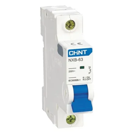 Автоматический выключатель CHINT NXB-63S 1P 6A B 4,5kA