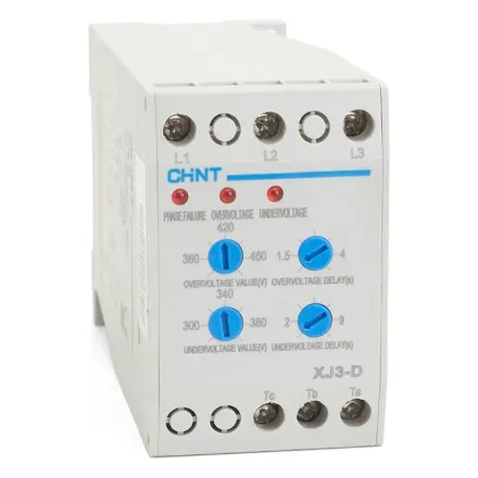 Реле контроля фаз CHINT XJ3-D AC 380V