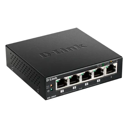 Коммутатор D-Link DES-1005P/B1A
