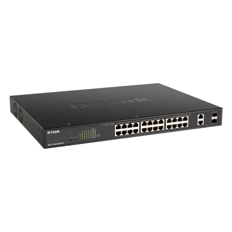 Коммутатор D-Link DGS-1100-26MPPV2/A3A