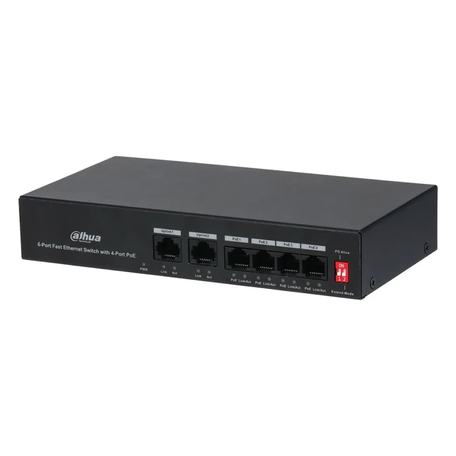 Коммутатор Dahua DH-S3006-4ET-45