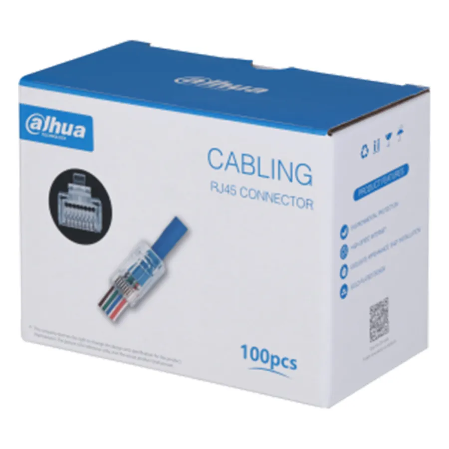 Коннектор телекоммуникационный сквозной RJ 45 Dahua DH-PFM976-530-PT
