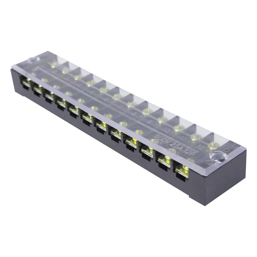 Колодка клеммная карболитовая Deluxe TB - 2512 (25A 12P)