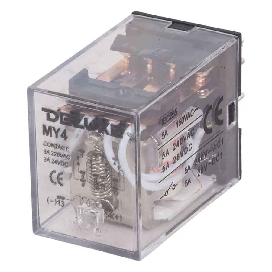 Реле промежуточное Deluxe MY4 24V AC