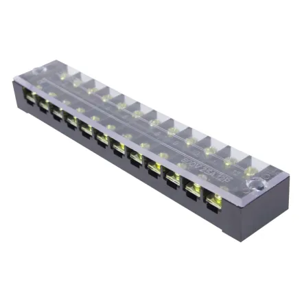 Колодка клеммная карболитовая Deluxe TB - 2512 (25A 12P)
