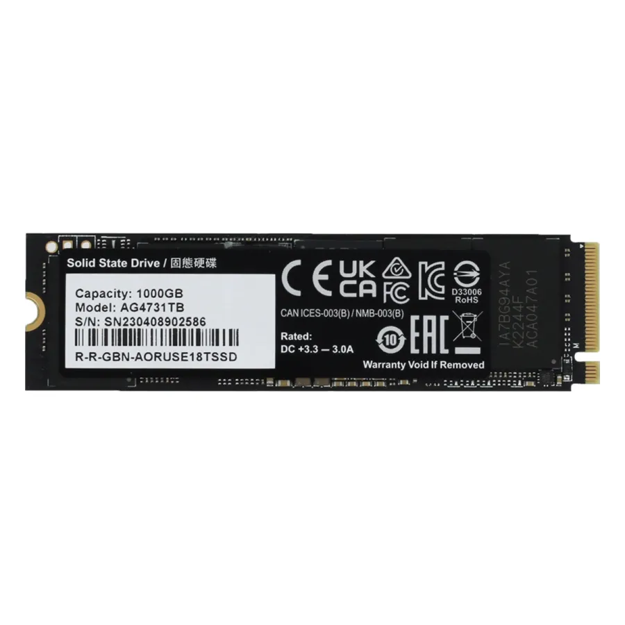 Gigabyte AORUS AG4731TB N 1TB — дискілер мен жинақтауыштар