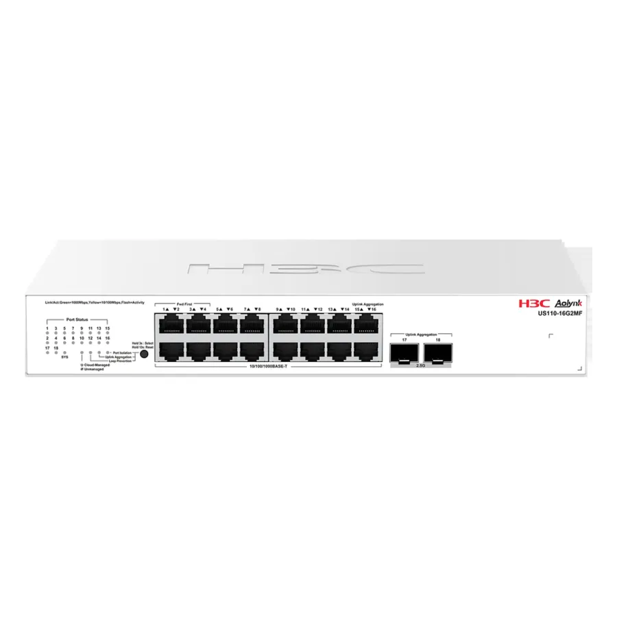 Коммутатор H3C Aolynk US110-16G2MF