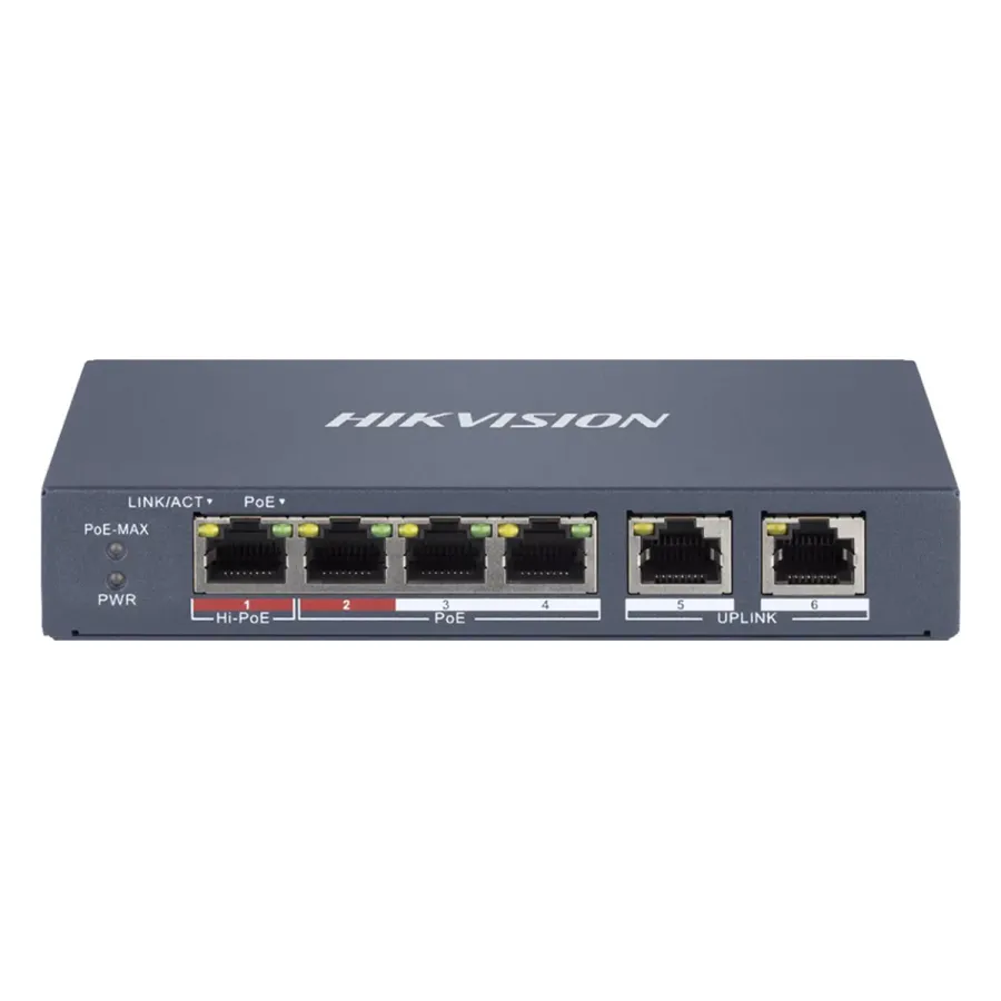 Коммутатор Hikvision DS-3E1106HP-EI
