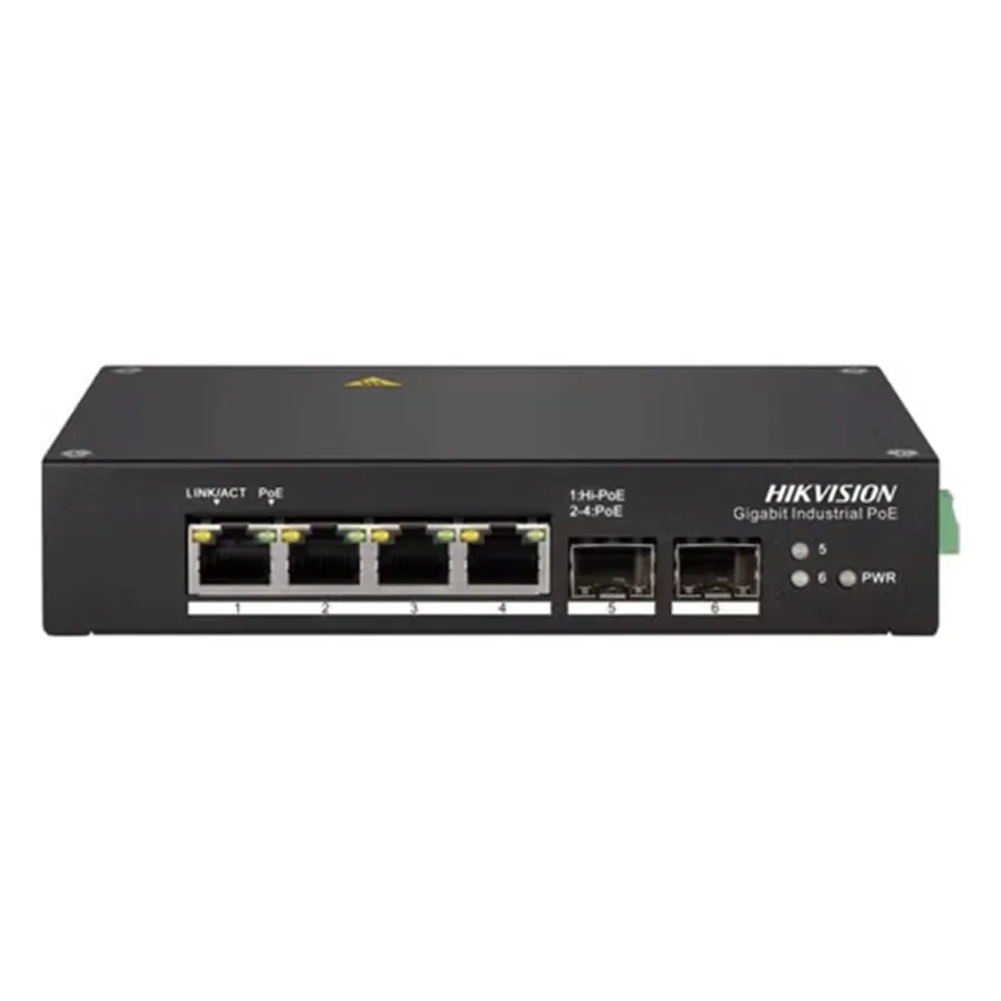 Коммутатор Hikvision DS-3T0506HP/No Power unit