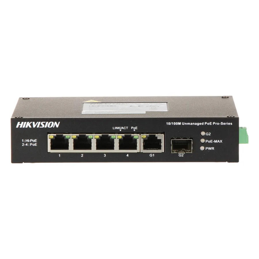 Коммутатор Hikvision DS-3T0306HP/No Power unit