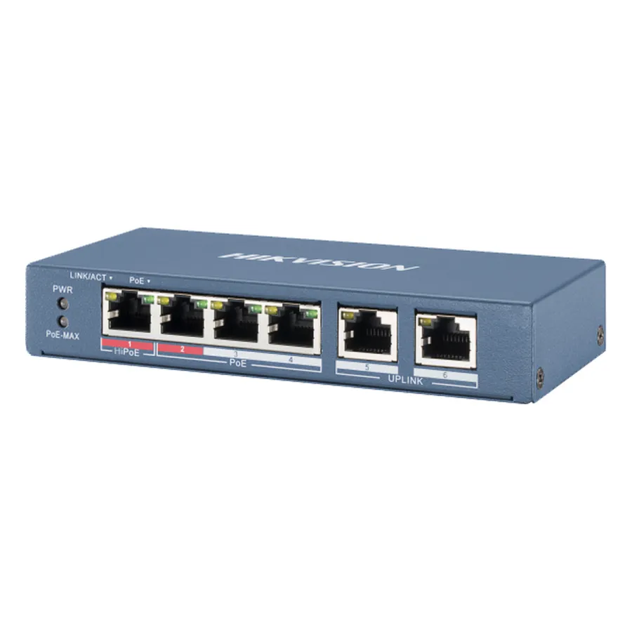 Hikvision DS-3E0106HP-E — коммутаторлар
