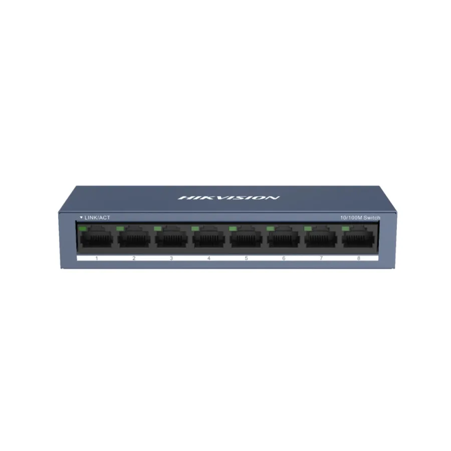 Hikvision DS-3E0108-O Коммутатор 8-портовый неуправляемый