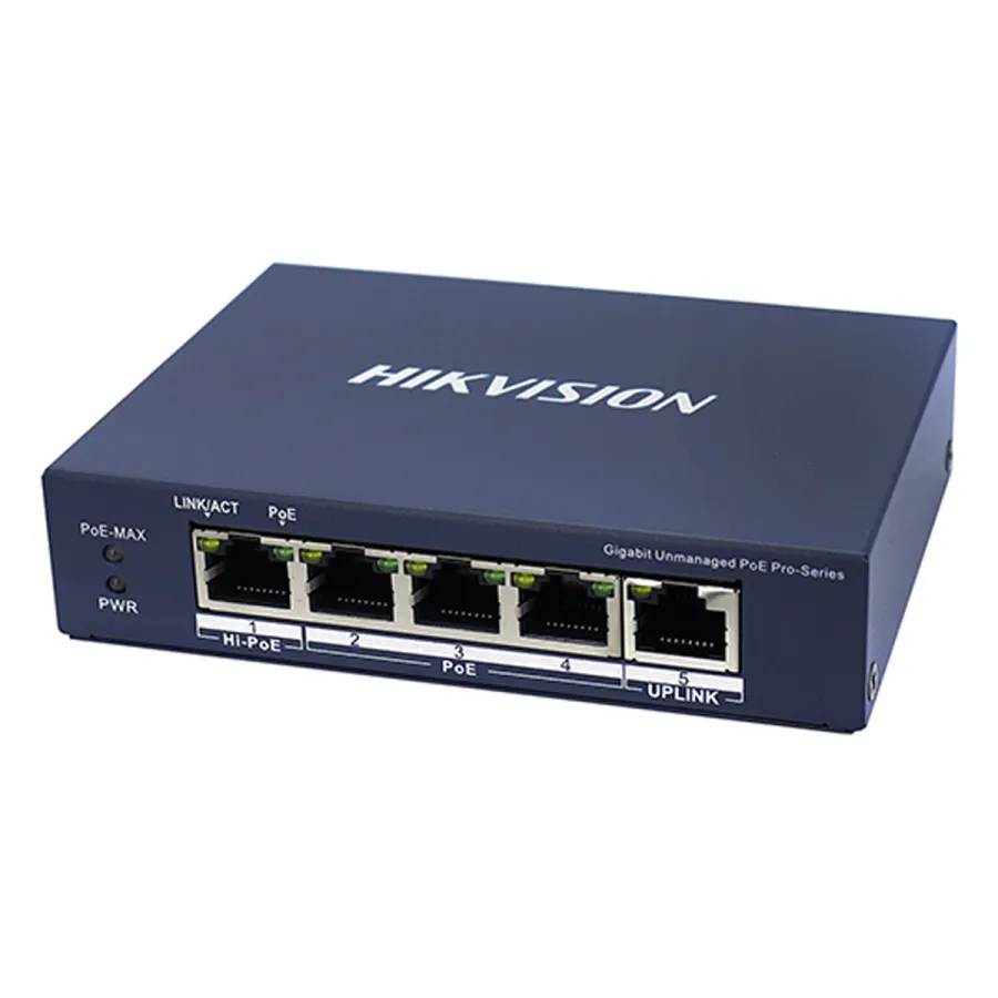 Hikvision DS-3E0505HP-E — коммутаторлар