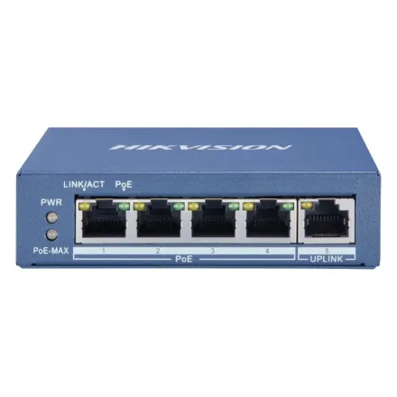 Коммутатор Hikvision DS-3E0505P-E