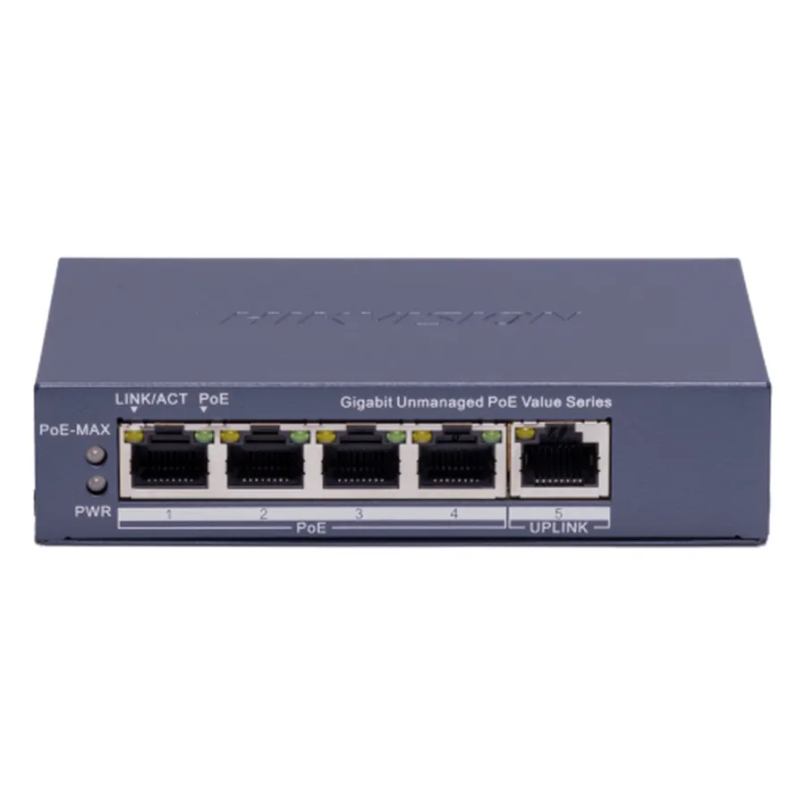 Hikvision DS-3E0505P-E/M(B) — коммутаторлар