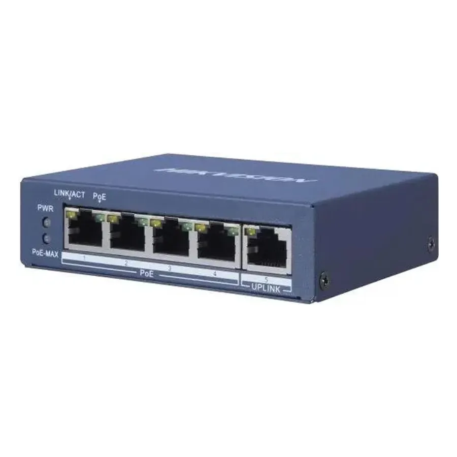 Hikvision DS-3E0505P-E(B) — коммутаторлар