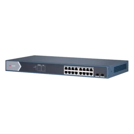 Hikvision DS-3E1518P-SI Коммутатор 16-портовый PoE, управление через Hik-Partner Pro 