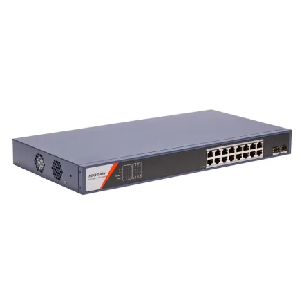 Коммутатор Hikvision DS-3E1518P-SI-16P2F