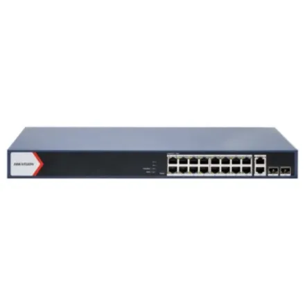 Hikvision DS-3E1520P-EI Коммутатор 16-портовый PoE