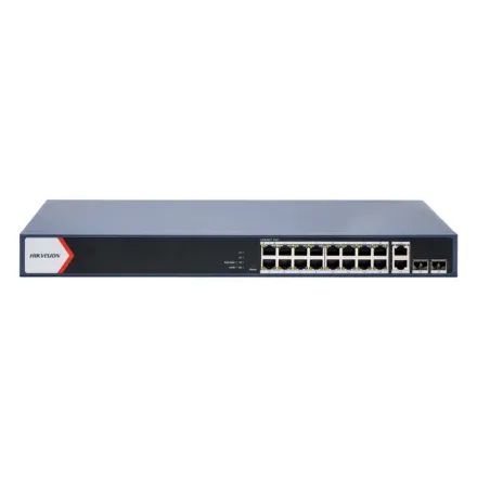 Hikvision DS-3E1520P-EI/M Коммутатор 16-портовый PoE