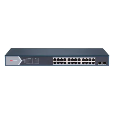 Hikvision DS-3E1526P-SI Коммутатор 24-портовый PoE, управление через Hik-Partner Pro