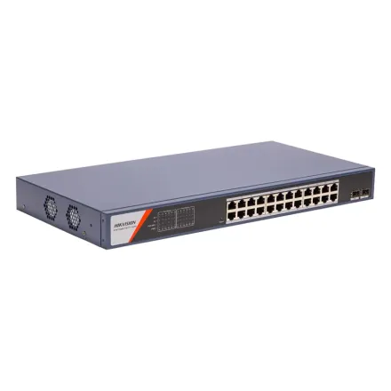 Коммутатор Hikvision DS-3E1526P-SI-24P2F