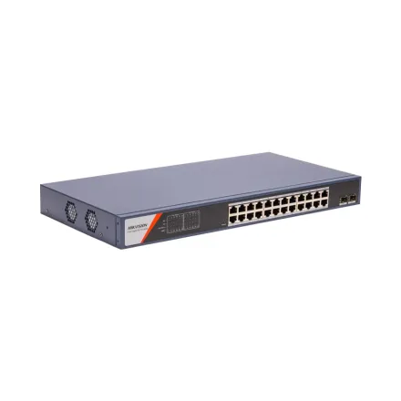 Hikvision DS-3E1526P-SI-24P2F Коммутатор 24-портовый PoE