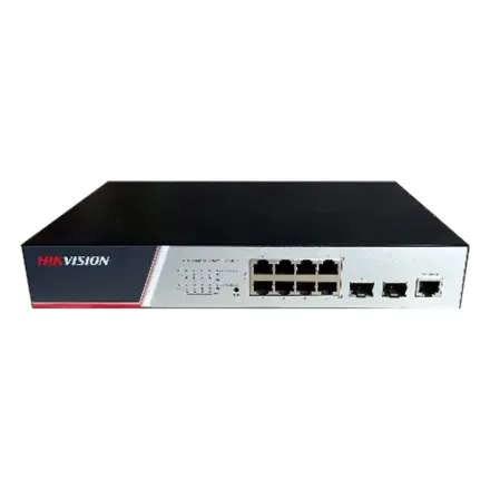 Hikvision DS-3E2510P(B) Коммутатор 8-портовый управляемый PoE