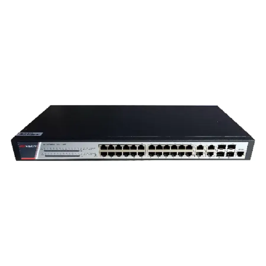 Hikvision DS-3E2528P(B) Коммутатор 24-портовый управляемый PoE
