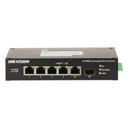 Коммутатор Hikvision DS-3T0306HP/No Power unit