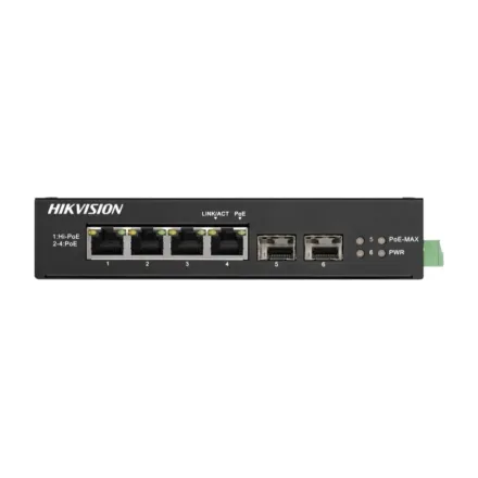 Коммутатор Hikvision DS-3T0506HP-E/HS