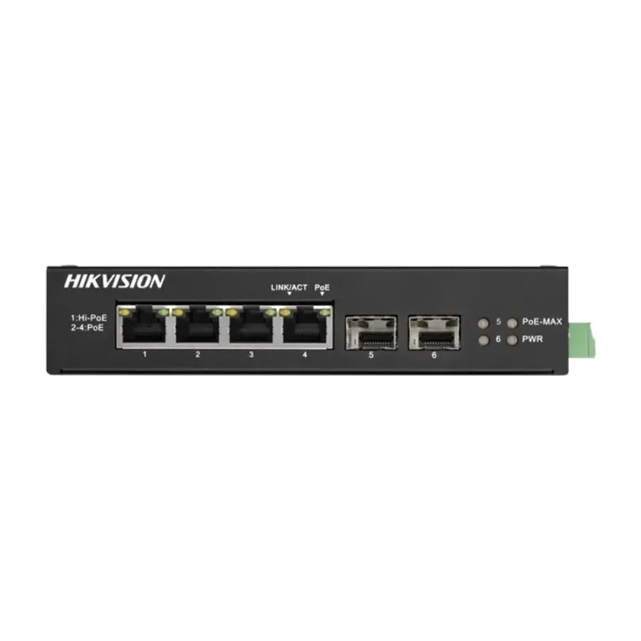 Коммутатор Hikvision DS-3T0506HP-E/HS
