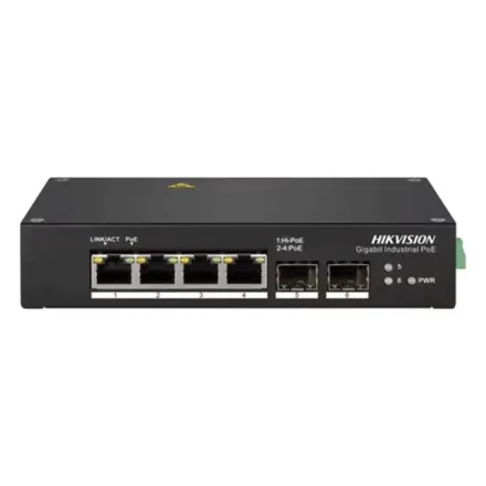Коммутатор Hikvision DS-3T0506HP/No Power unit