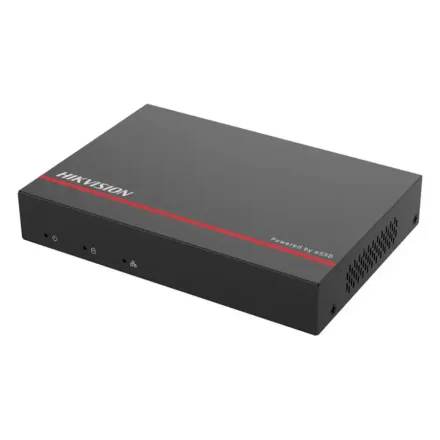 Hikvision DS-E04NI-Q1/4P (SSD 1T) 4-канальный IP мини видеорегистратор с POE