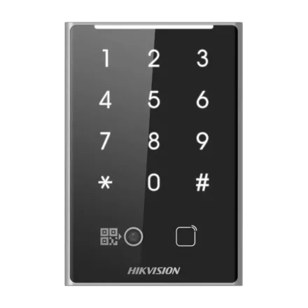 Hikvision DS-K1109DKB-QR Считыватель Desfire, Mifare 1, Felica карт с поддержкой Bluetooth, QR-код
