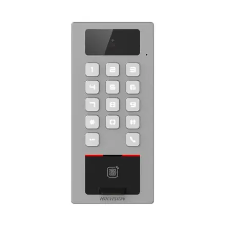 Hikvision DS-K1T502DBFWX-C Терминал доступа с модулем считывания отпечатков пальцев
