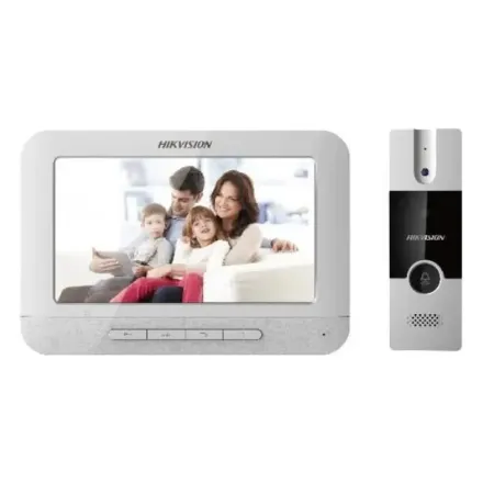 Hikvision DS-KIS202T Комплект DS-KB2411-IM (вызывная панель) + DS-KH2220 (монитор 7“)