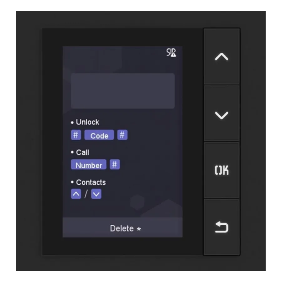 Hikvision DS-KD-DIS Модуль видеодомофона