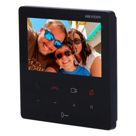 Hikvision DS-KH6110-WE1 (Black)  видеодомофон  4.3" цветной TFT экран