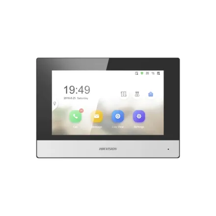 Hikvision DS-KH6320-WTE1 (Black) видеодомофон 7" цветной TFT LCD экран